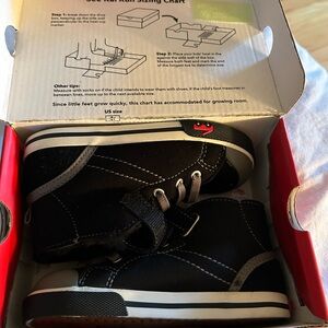 See Kai Run Black and Gray Kids Sneakers